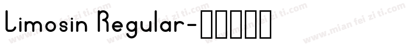 Limosin Regular字体转换
